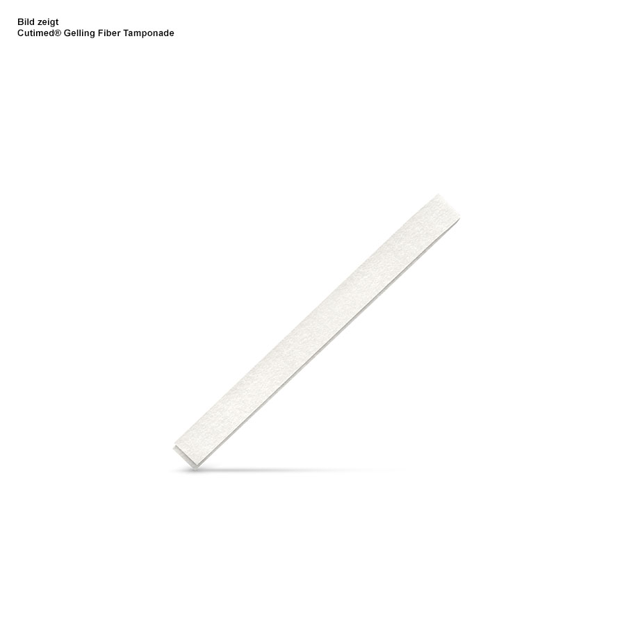 Cutimed Gelling Fiber Tamponaden 2 x 45 cm, steril (5 Stck.)