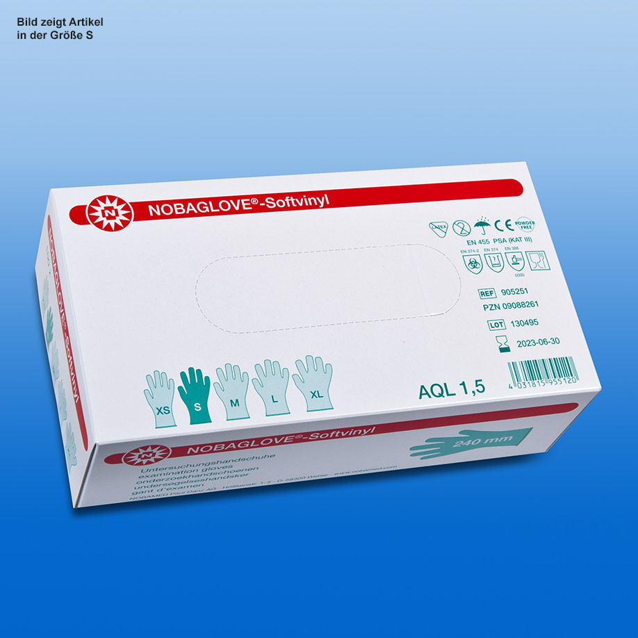 NOBAGLOVE U.-Handschuhe Softvinyl