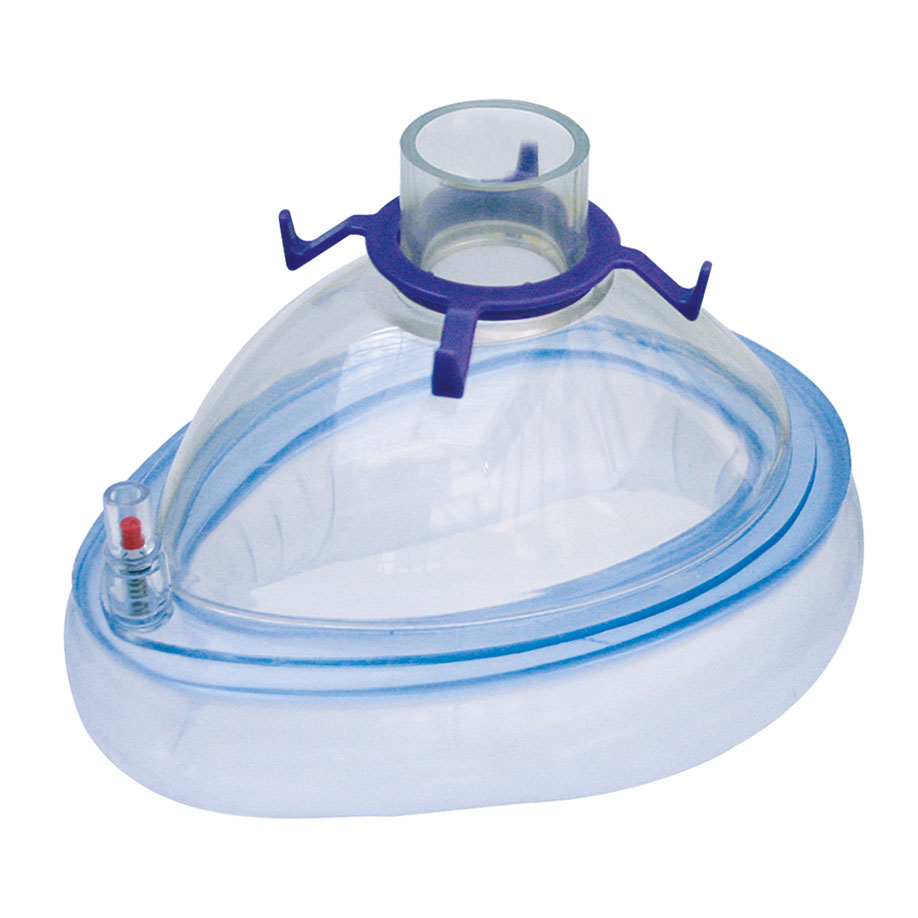 Einmal-Beatmungsmaske mit belüftbarem