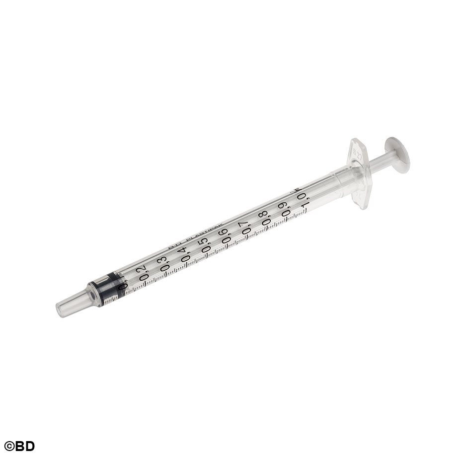 BD Plastipak Tuberkulinspritzen 1 ml,