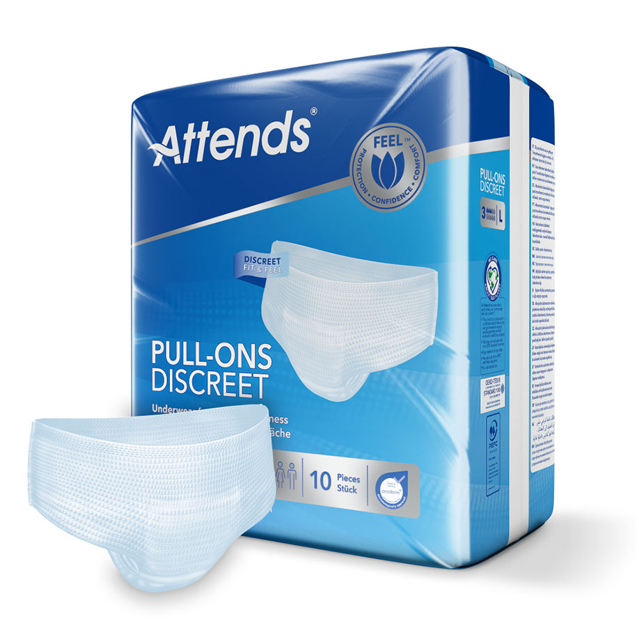 Attends Pull-Ons discreet Underwear 3 L,