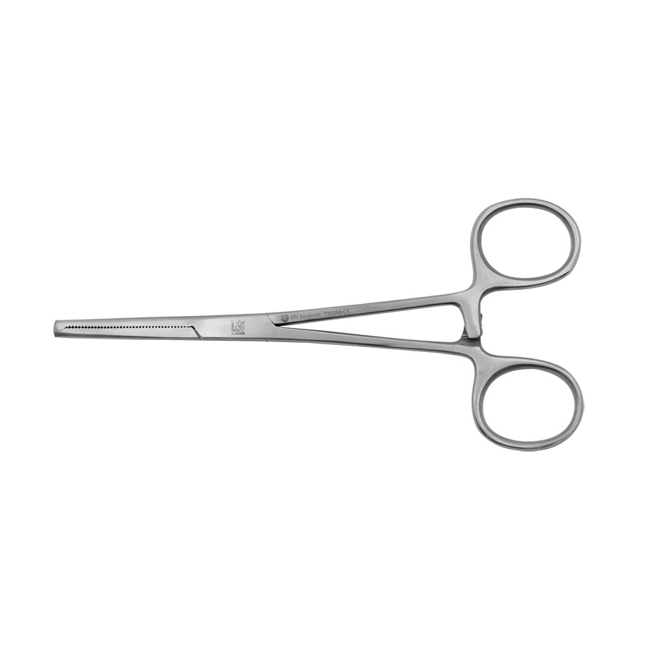 Kocher Arterienklemme ratiomed gerade, gerieft, 14 cm