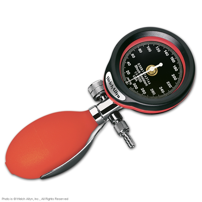 DuraShock DS55 Manometer allein Ø 50 mm, verchromt, 1-Schlauch, ohne Manschette