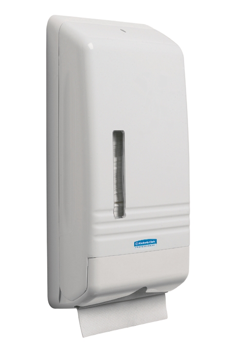 Aquarius Slimfold Handtuchspender, weiß