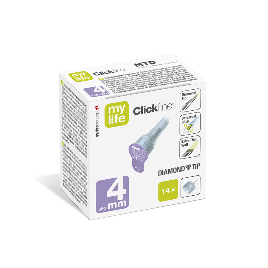 mylife Clickfine DiamondTip Pen-Nadeln 0,23 x 4 mm (14 Stck.)