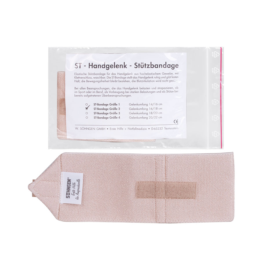 ST-Handgelenk-Stützbandage Gr. 2, Handgelenkumfang 16/18 cm