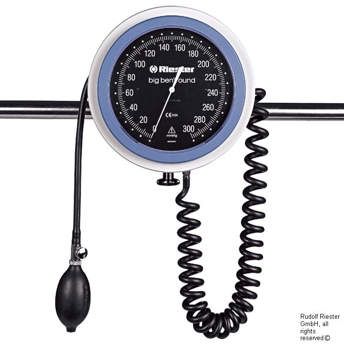 big ben round Blutdruckmessgerät Ø 147,2 mm Schnienenmodell, 2-Schlauch,