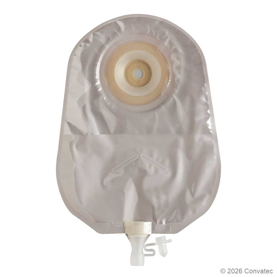 Esteem Body, Urostomiebeutel, standard, transparent, V3, Tiefe 3,5 mm, ausschneidbar 10 - 25 mm (10 Stck.)
