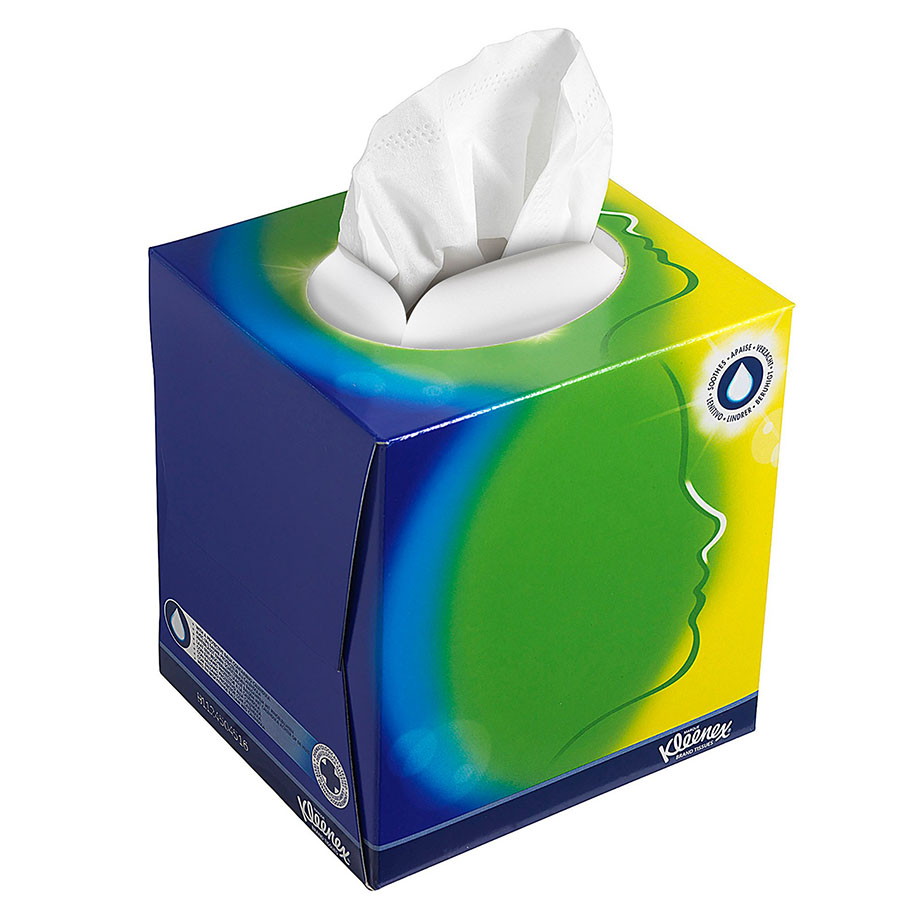 KLEENEX Balsam Kosmetiktücher, weiß,