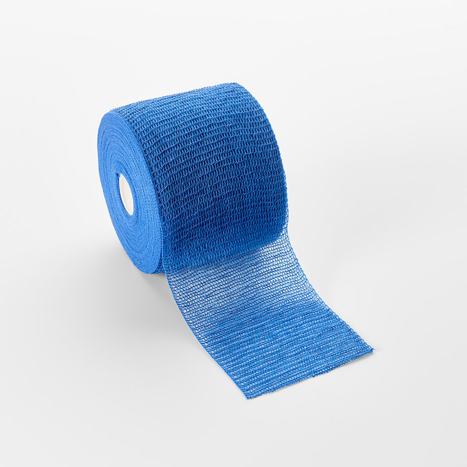 miro-haft krepp Fixierbinde blau,