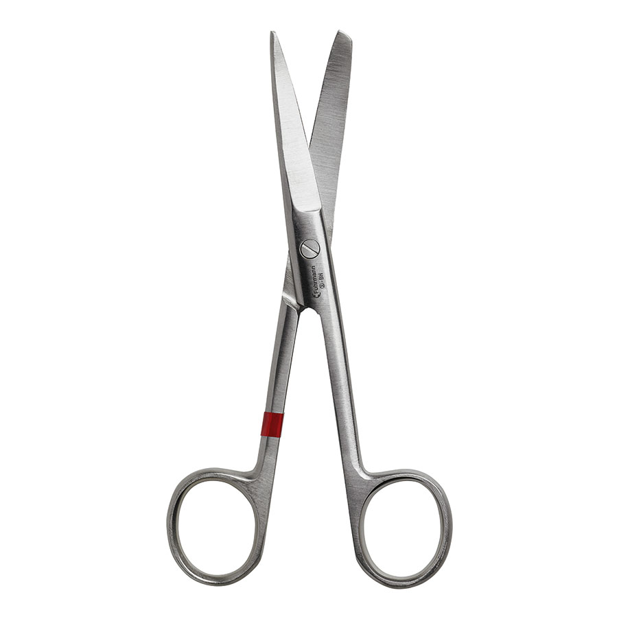 chir. Scheren gebogen, stumpf/spitz,