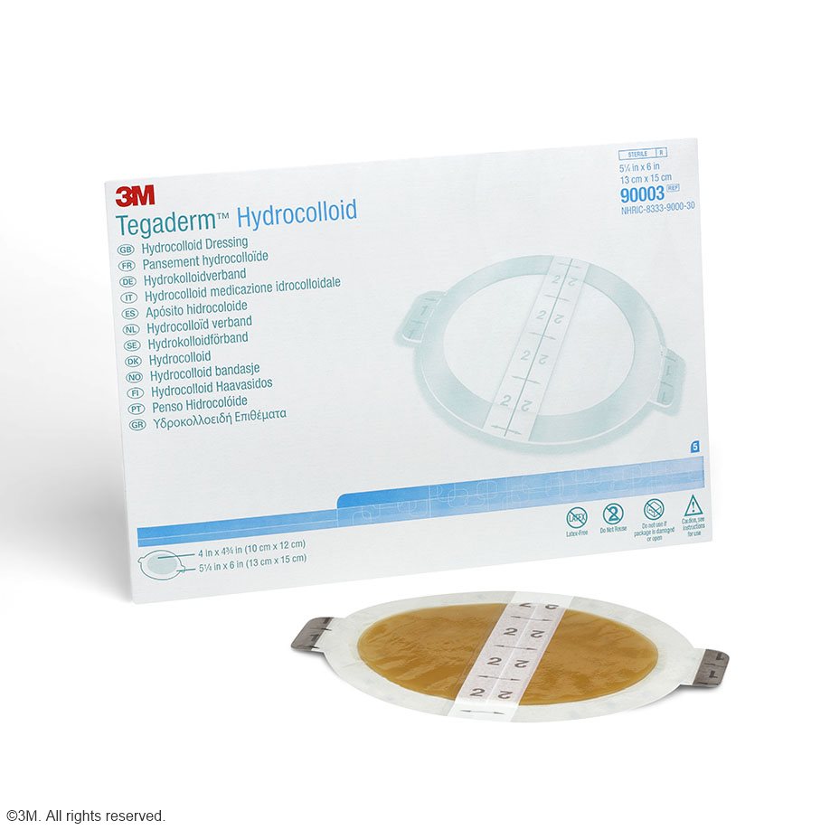3M Tegaderm Hydrokolloidverband, oval,
