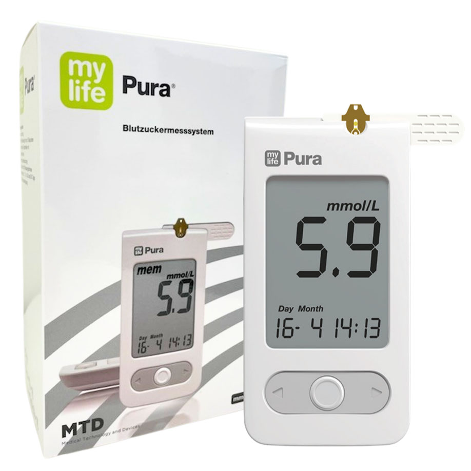 mylife Pura Blutzuckermessgerät mmol/L