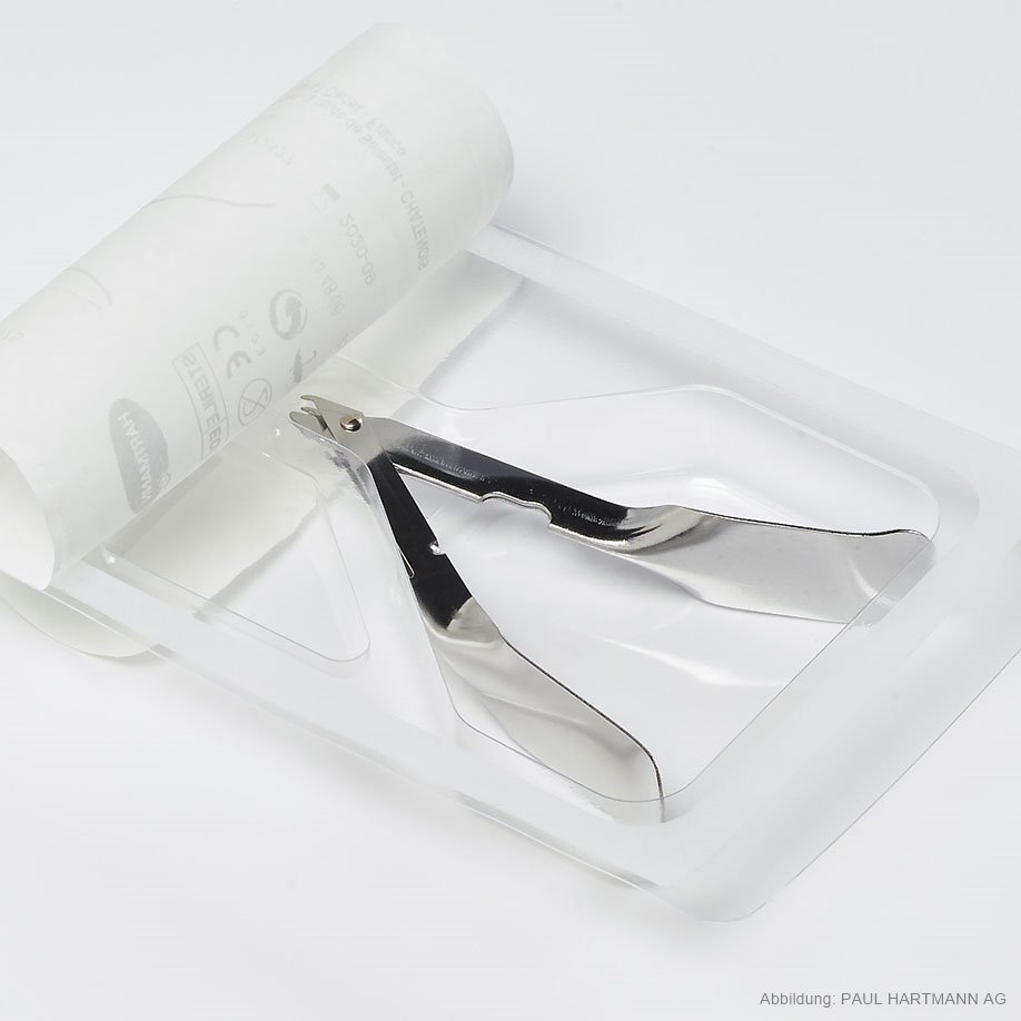 MediSet Hautklammerentferner Metall, 10 cm