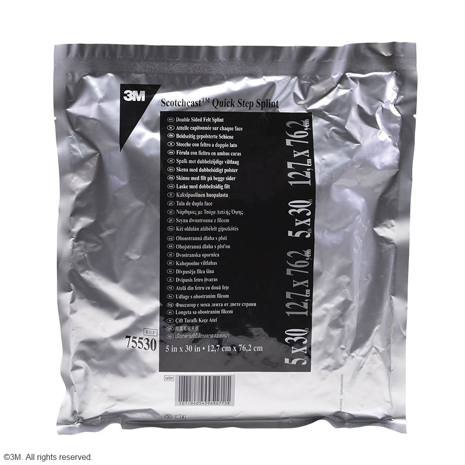 3M Scotchcast Quick Step Splint, Fertigschienen 12.7 x 76,2 cm (10 Stck.)