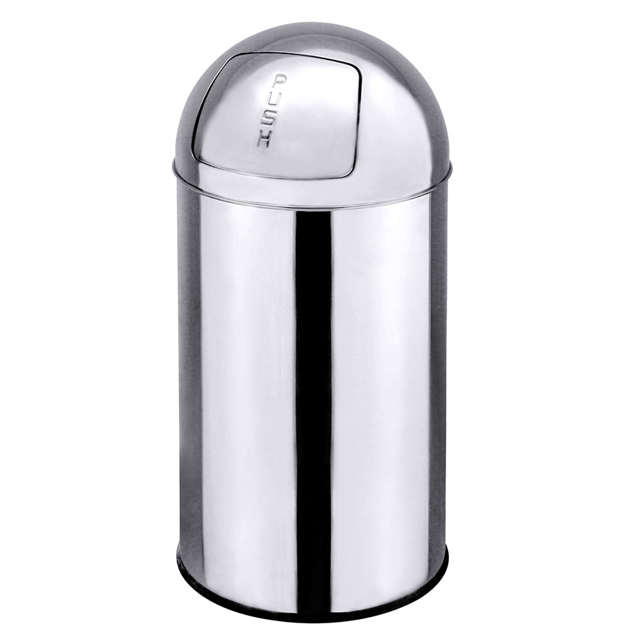 PUSH-Abfallbehälter, 24 Ltr., Ø 30 cm,