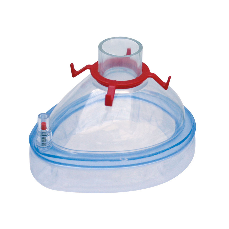 Einmal-Beatmungsmaske mit belüftbarem