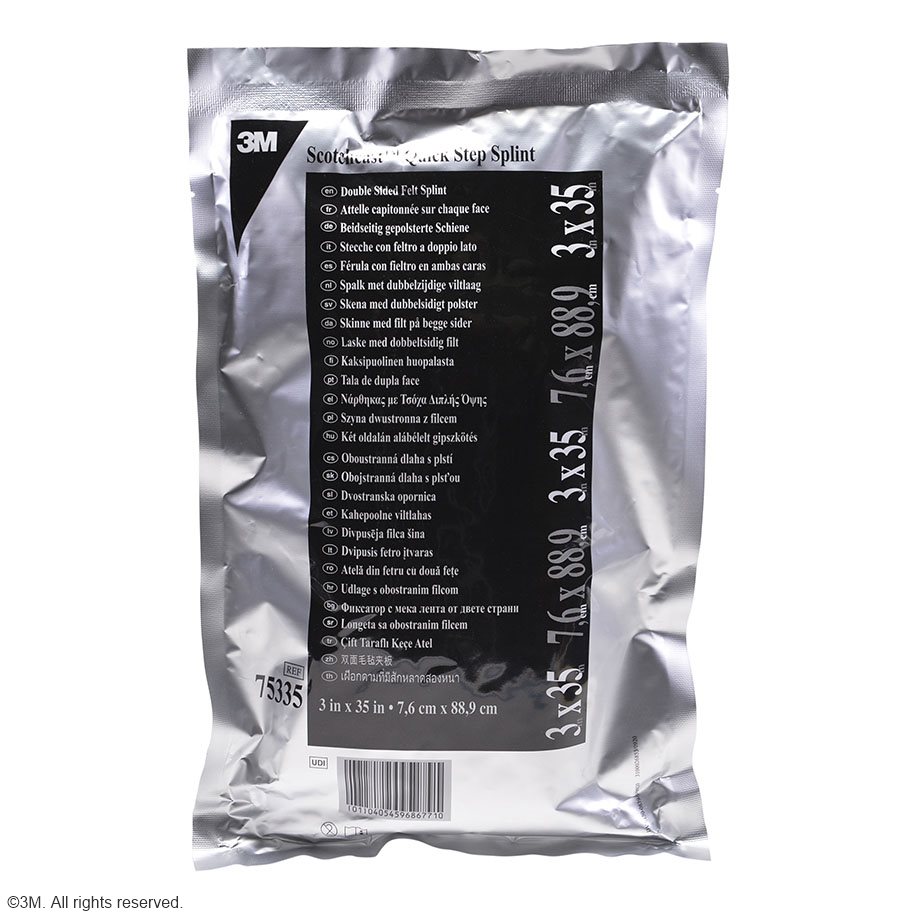 3M Scotchcast Quick Step Splint, Fertigschienen 7,6 x 88,9 cm (10 Stck.)