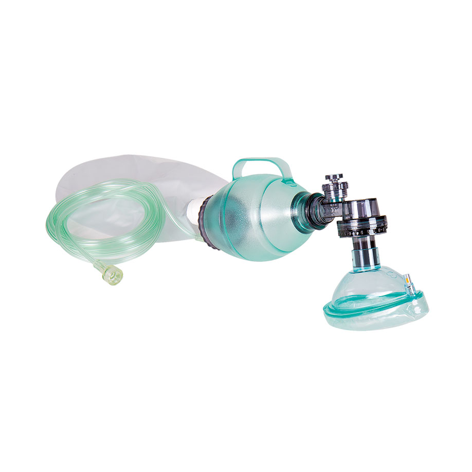 Einmal-Beatmungsbeutel mit Maske Gr. 3 für Kinder, mit O2-Reservoir