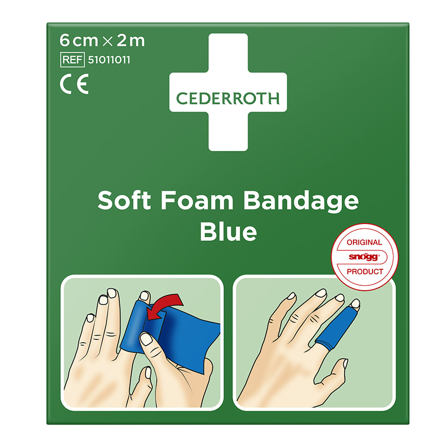 Cederroth Soft Foam Bandage Blue