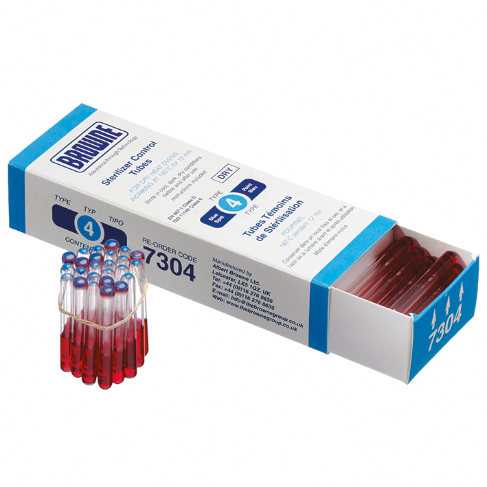 BROWNE Sterilisationskontrollröhrchen