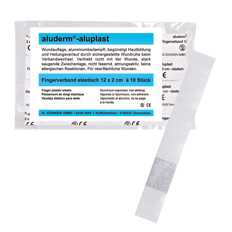 aluderm-aluplast Fingerverband elastisch ca. 12 x 2 cm (10 Stck.)