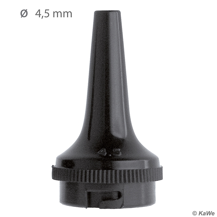 Dauer-Ohrtrichter schwarz, Ø 4,5 mm