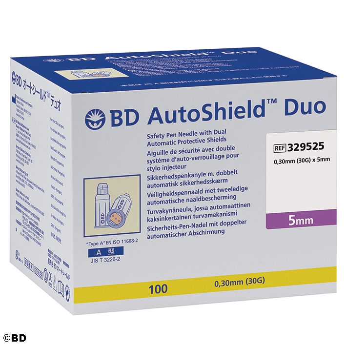BD AutoShield Duo Sicherheits-Pen-Nadeln