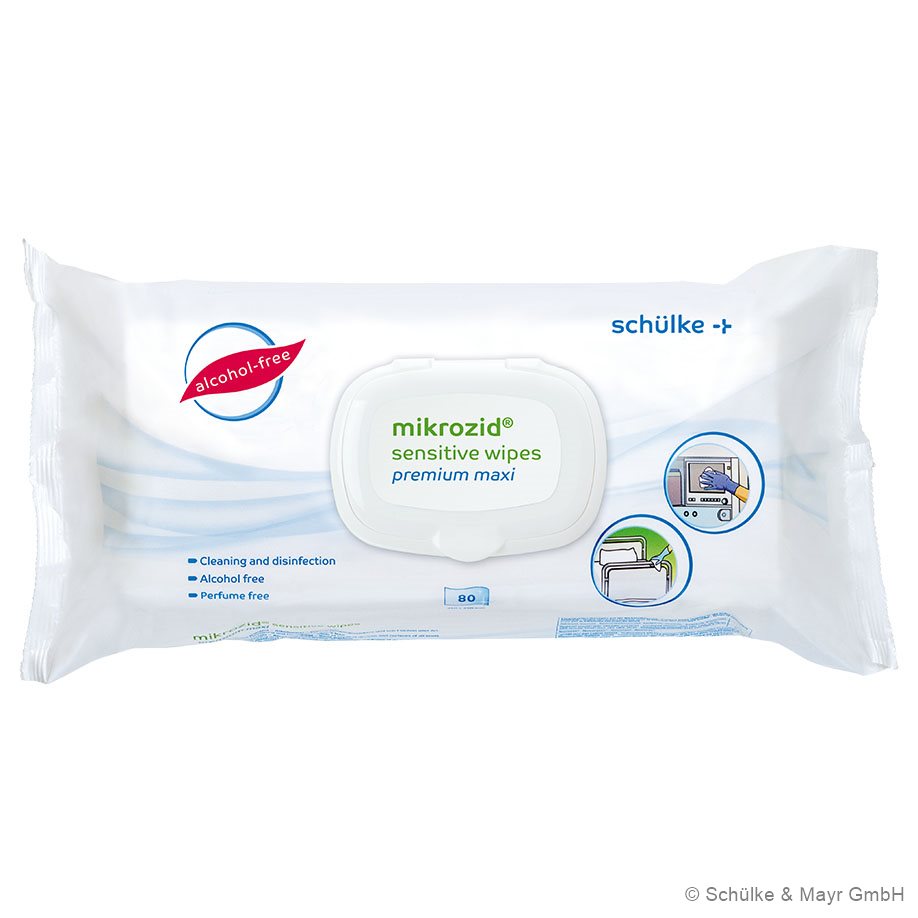 mikrozid sensitive wipes premium maxi