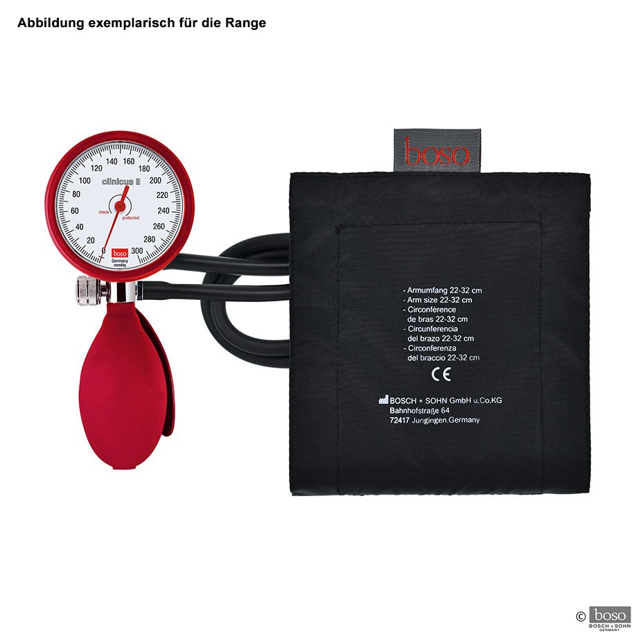 boso clinicus II Blutdruckmessgerät blau mit Klettenmanschette für Kinder bunt Gr. S,