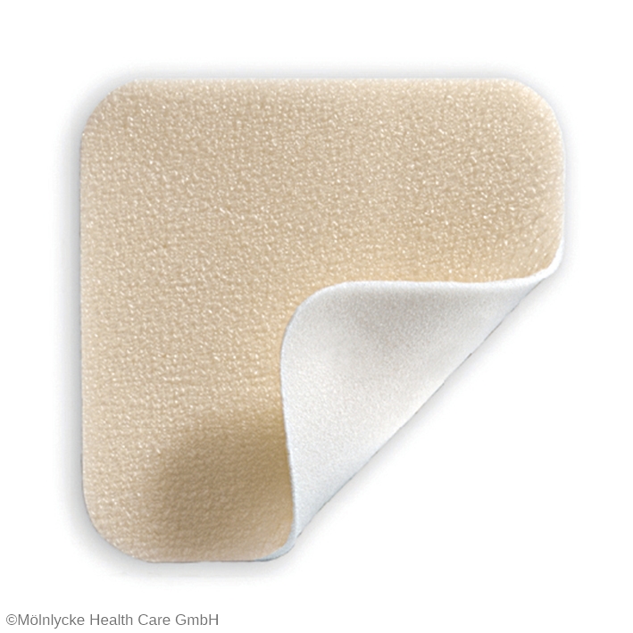 Mepilex Lite Schaumverband ohne Haftrand steril, 10 x 10 cm (5 Stck.)