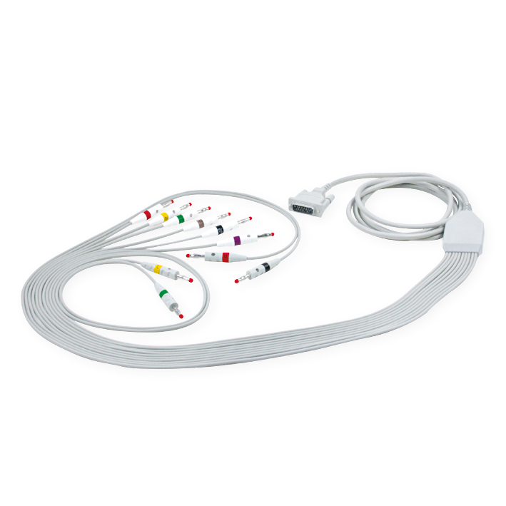 EKG-Komplettkabel mit Bananenstecker