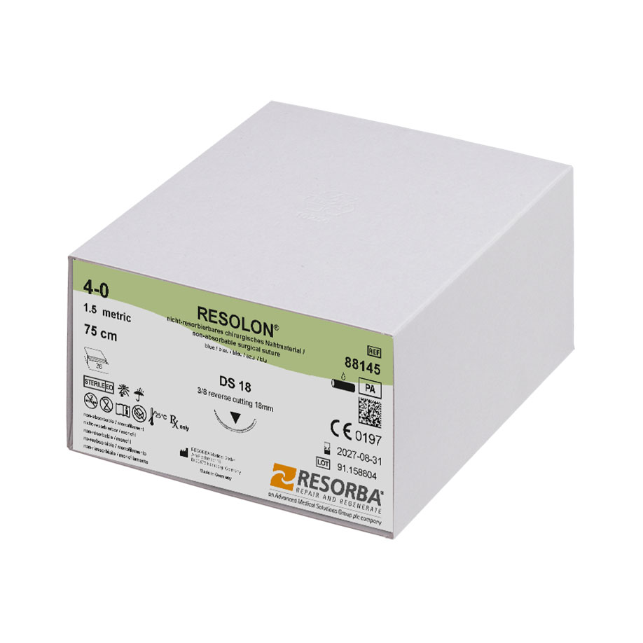 RESOLON DS 18 4/0=1,5 blau monofil,