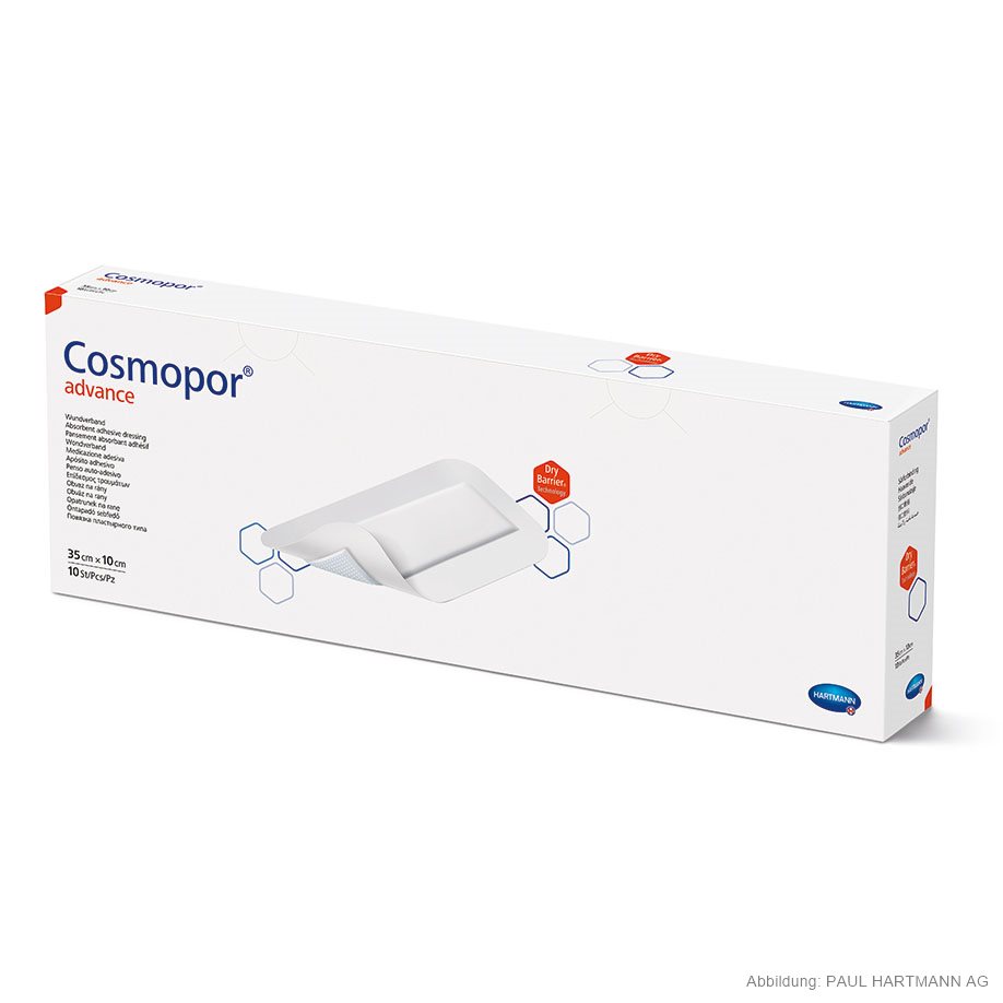 Cosmopor Advance Wundverband steril 35 x 10 cm (10 Stck.)