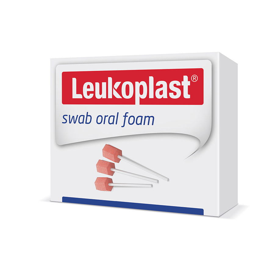 Leukoplast swab oral foam,