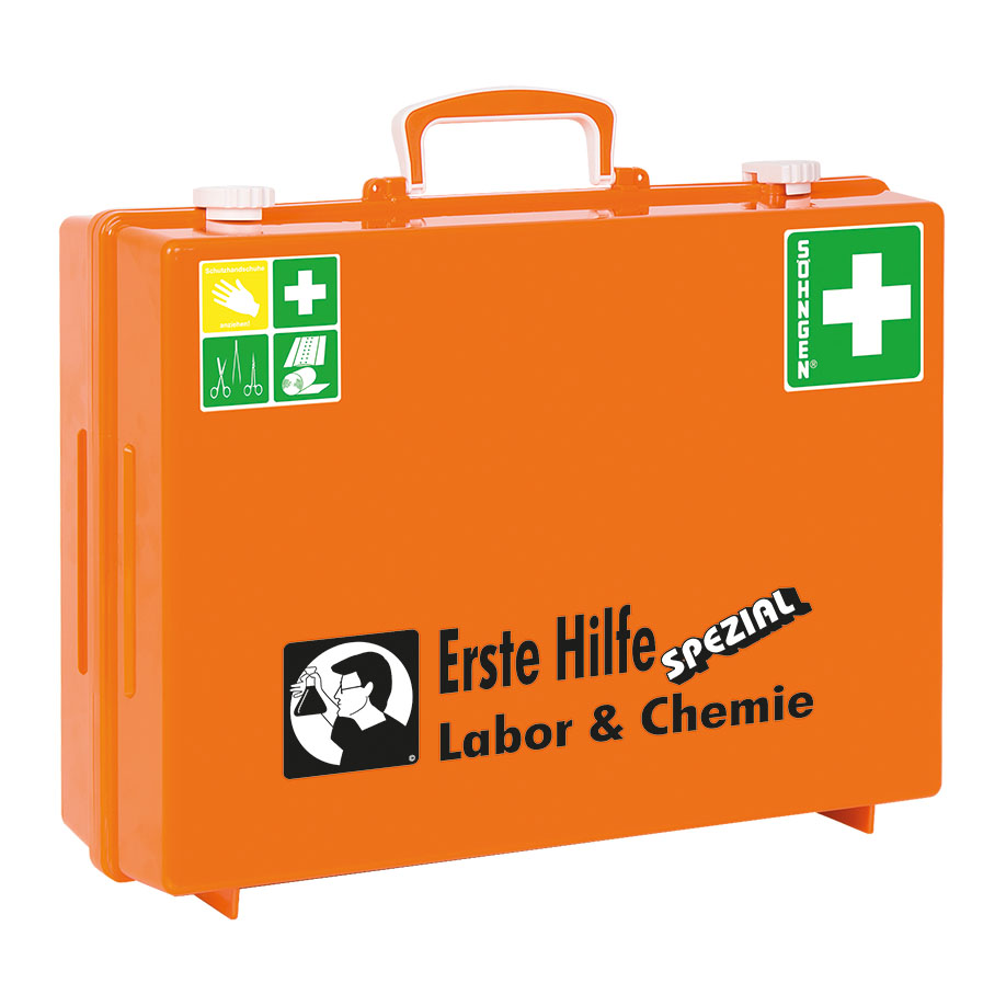 Erste-Hilfe Koffer Beruf Spezial Labor & Chemie