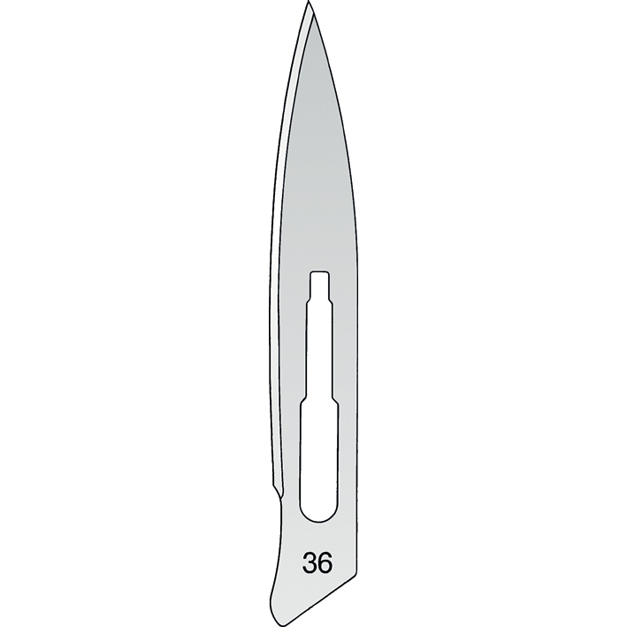 Einmal-Skalpellklingen martin Fig. 36