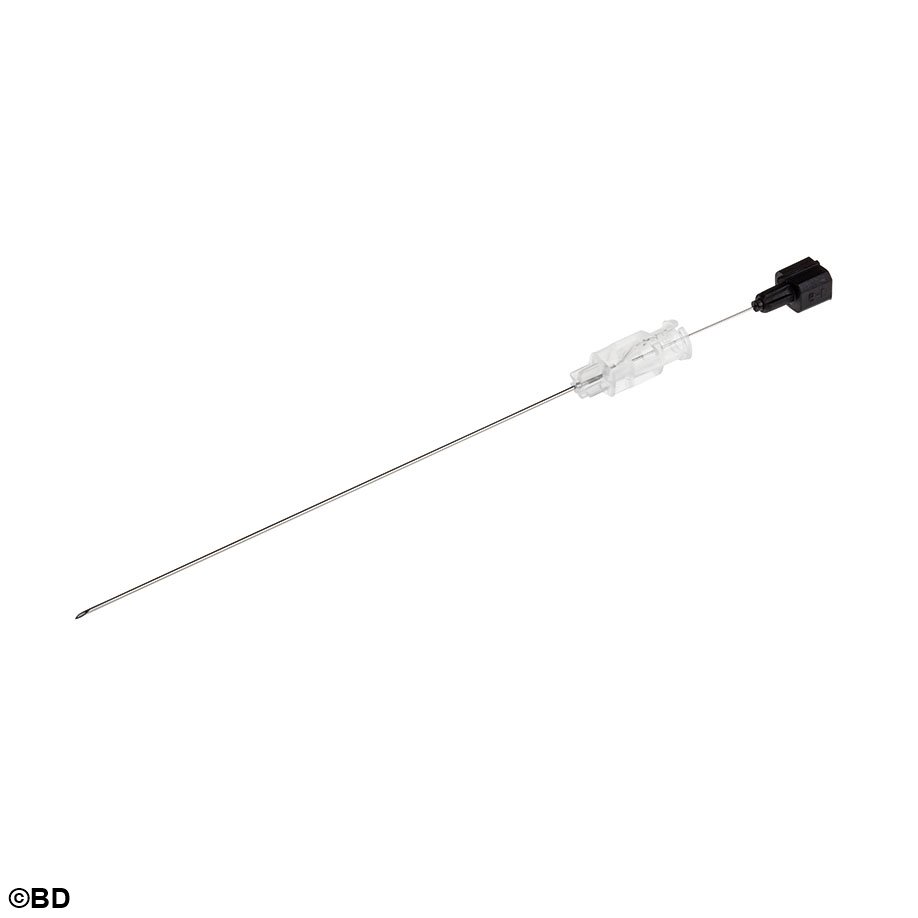 BD Spinalkanülen 22 G x 3 1/2'', 0,7 x 90 mm, schwarz (25 Stck.)