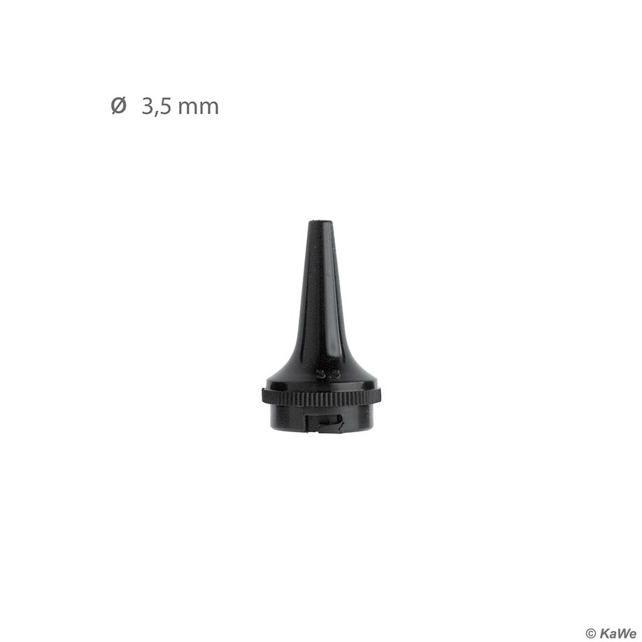 Dauer-Ohrtrichter schwarz, Ø 3,5 mm