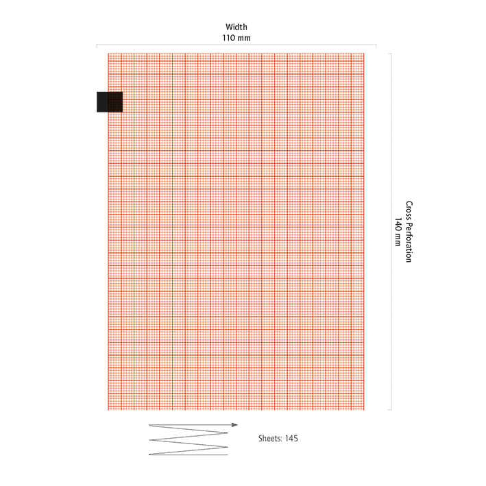 Fukuda Denshi EKG-Papier