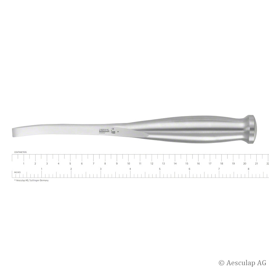 Osteotom SMITH-PETERSON gebogen, 205 mm