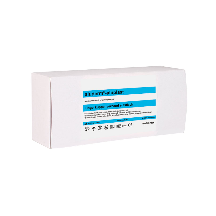 aluderm-aluplast Fingerkuppenverband elastisch ca. 4,3 x 7,2 cm (100 Stck.)