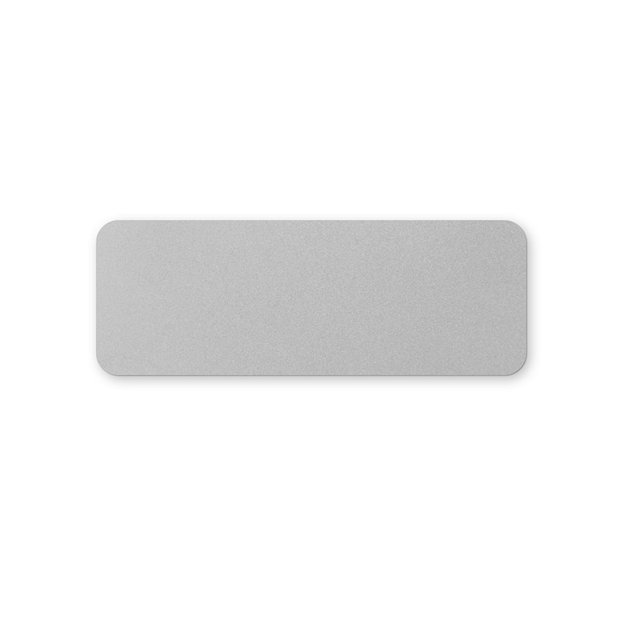 Containerschild aus Aluminium 18 x 50 mm, silber (25 Stck.)