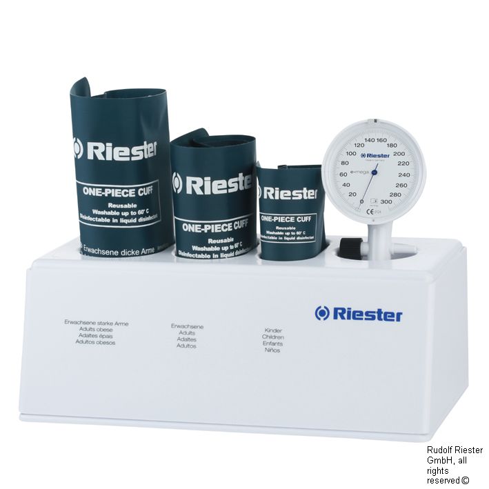 *e-mega Blutdruckmessgerät Ø 63 mm Set I -ausser Handel-/Alternative: RIE 1260