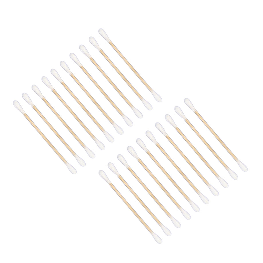 MEDI-WOOD Wattestäbchen Holz, 7 cm lang, Ø 2,2 mm, Wattekopf Ø 4 mm (100 Stck.)