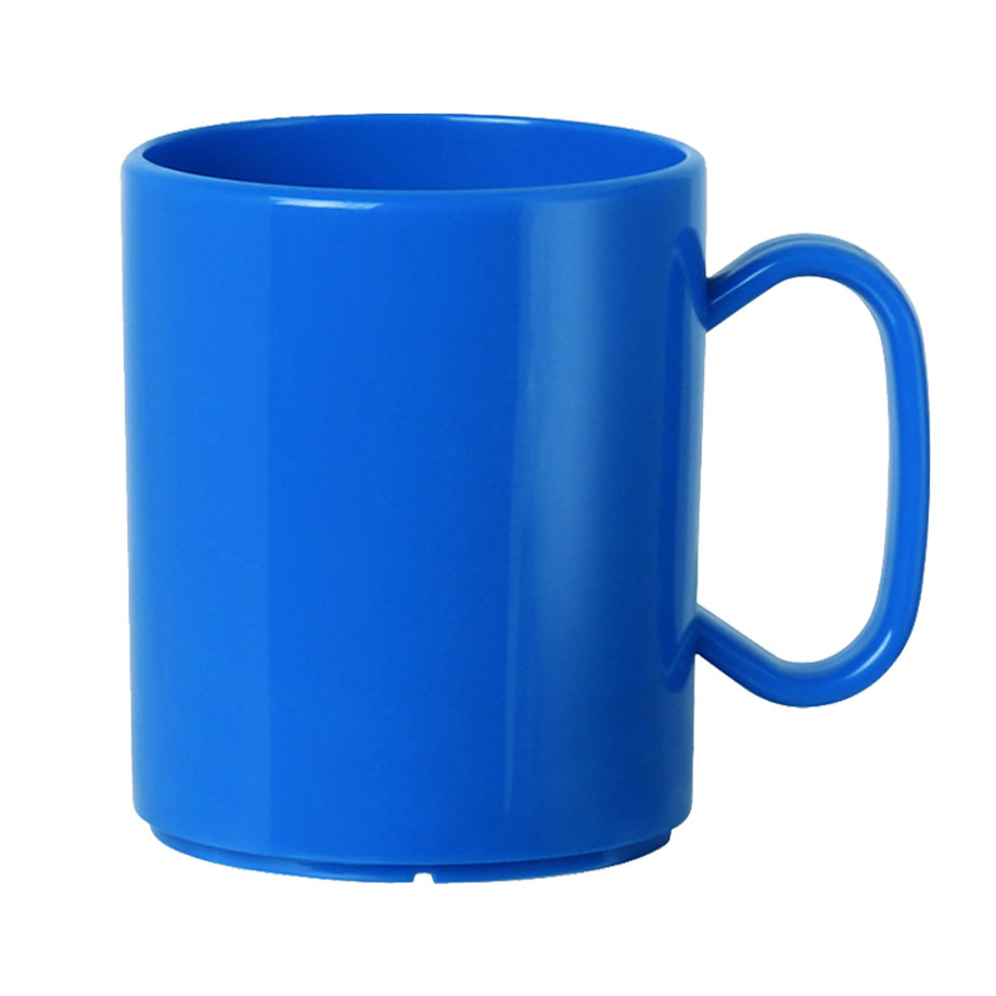 Henkelbecher 325 ml aus PP, blau