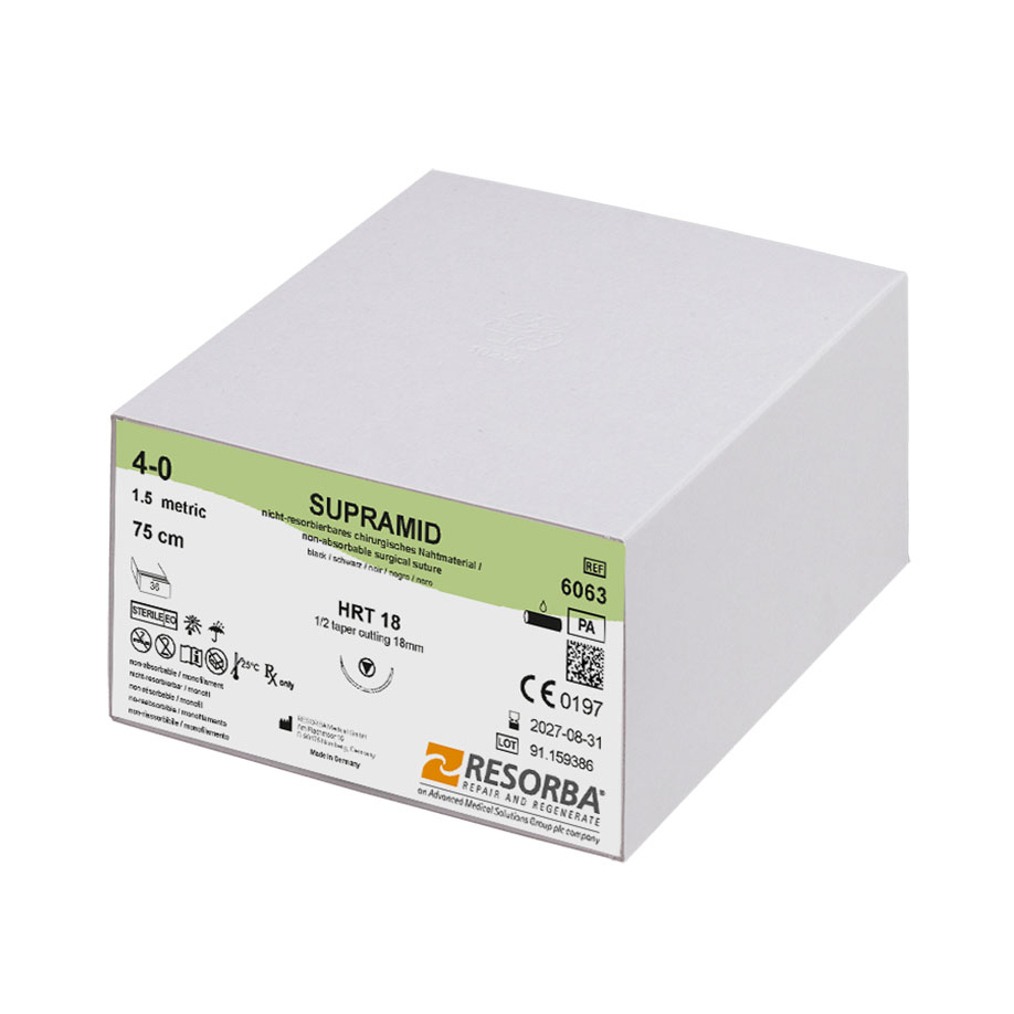 SUPRAMID HRT 18 4/0=1,5 schwarz,