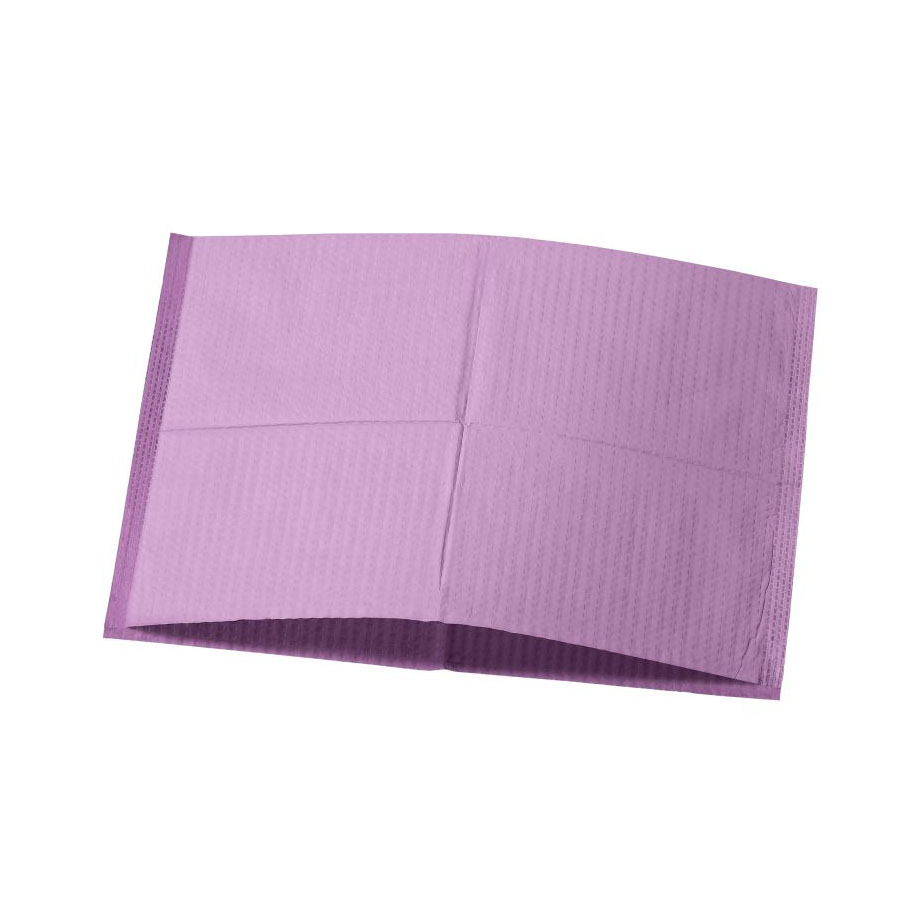Kopfstützenschoner Tissue/PE, 25 x 33 cm, lilac afterglow (500 Stck.)