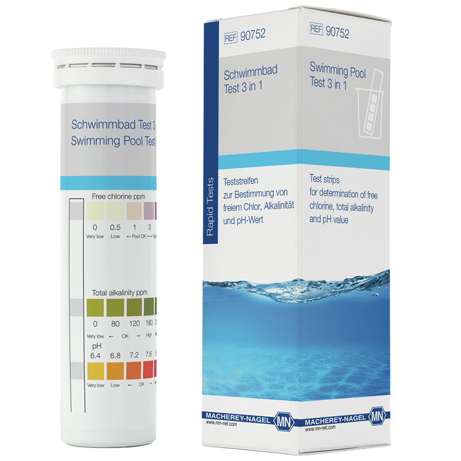 Schwimmbad-Test 3 in 1 (50 T.)