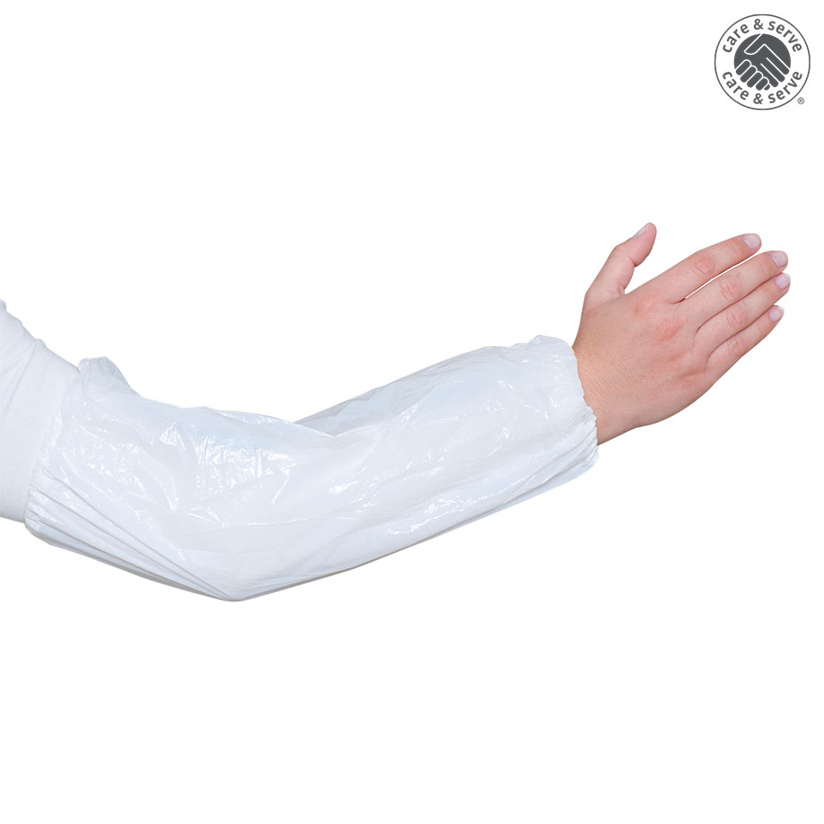 wiroPIPE PE Armschoner weiß, ca. 18 µm,